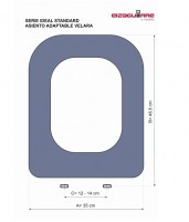 TAPA WC VELARA IDEAL STANDARD by EIZAGUIRRE